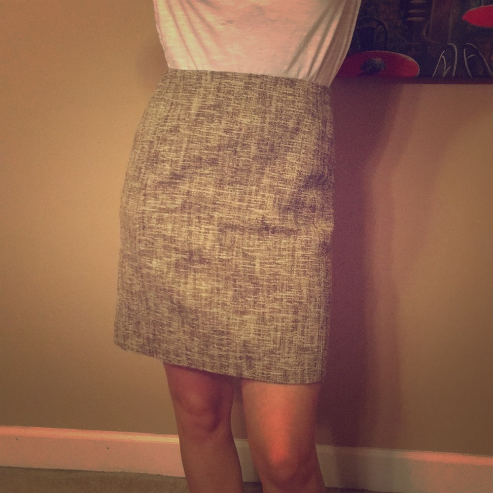 Loft multicolored miniskirt